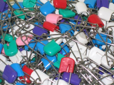 Cloth Diaper Pins Plastic Head-cloth, diaper, pins