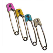 Metal Dritz Diaper Pins-dritz diaper pin, metal diaper pin, locking head diaper pin, diaper pins