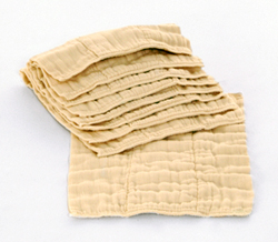 Unbleached Indian Prefolds Diaper Service Quality-cotton diaper, indian prefold, indian prefold diaper, diaper service quality, indian prefolds