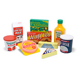 Melissa & Doug Fridge Food Set - Wooden Play Food
