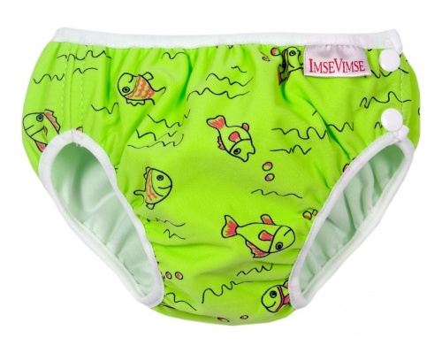 Imse Vimse Swim Diaper Green Fish